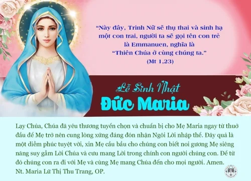 Lễ Sinh Nhật Đức Maria