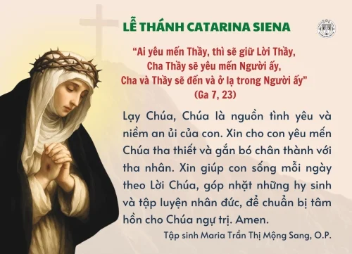 Lễ Thánh Catarina Siena