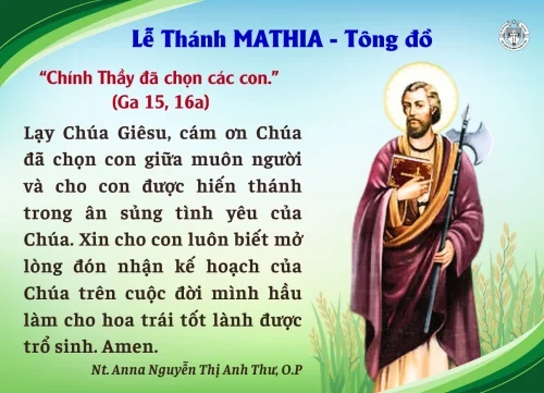 Lễ thánh Matthia - Tông đồ
