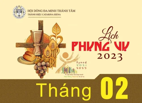 Lịch Phụng vụ Tháng 02 năm 2023