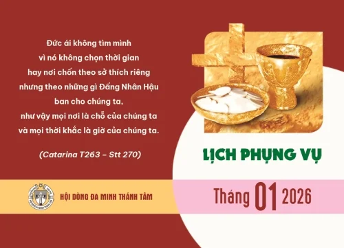 Lịch Phụng Vụ - Tháng 1/2026