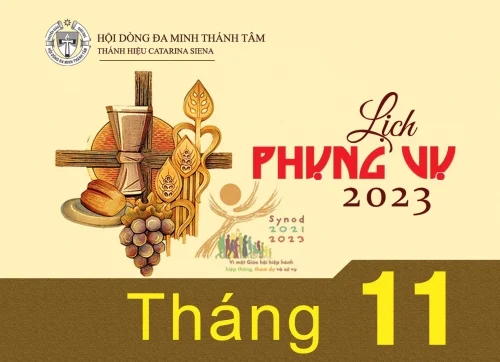 Lịch Phụng Vụ tháng 11 năm 2023