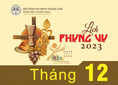 Lịch Phụng Vụ tháng 12 năm 2023