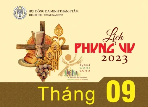 Lịch Phụng Vụ tháng 9 năm 2023