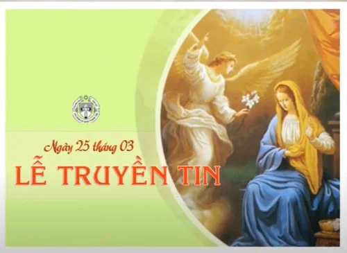 Ngày 25 tháng 3 - Lễ Truyền Tin