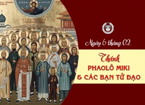 Ngày 6 tháng 02 - Thánh Phaolo Miki và các bạn tử đạo