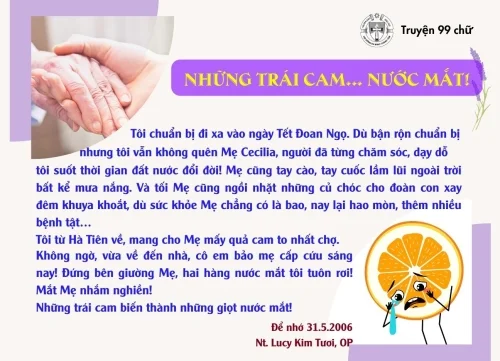 Những trái cam nước mắt