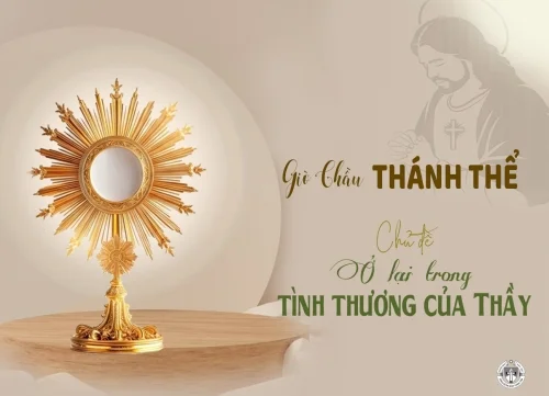 Ở lại trong tình thương của Thầy