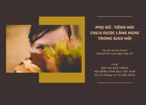 Phụ nữ, tiếng nói chưa được lắng nghe trong Giáo Hội