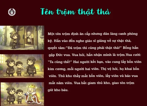 Tên trộm thật thà