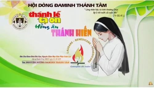 Thánh Lễ Tạ Ơn - Nghi thức Tuyên Khấn Lần Nhất và Mừng Ngọc Khánh, Ngân Khánh Khấn Dòng
