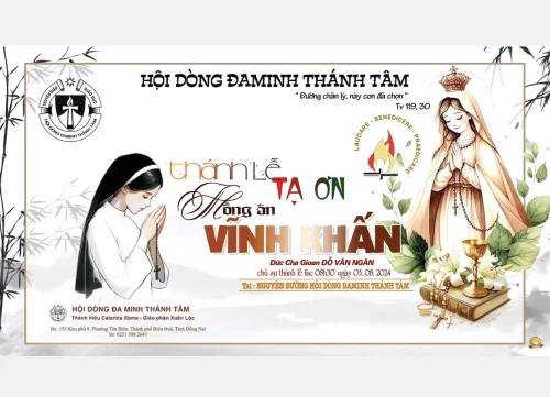 Thánh lễ Tạ Ơn Tuyên Khấn Trọn Đời năm 2024
