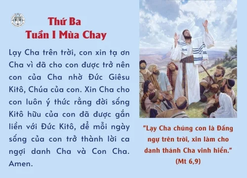 Thứ Ba tuần I Mùa Chay