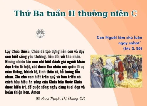 Thứ Ba Tuần II Thường Niên Năm C