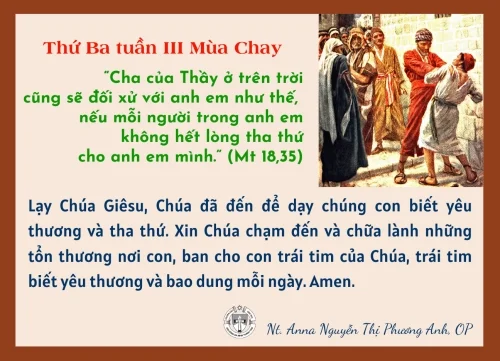 Thứ Ba tuần III Mùa Chay