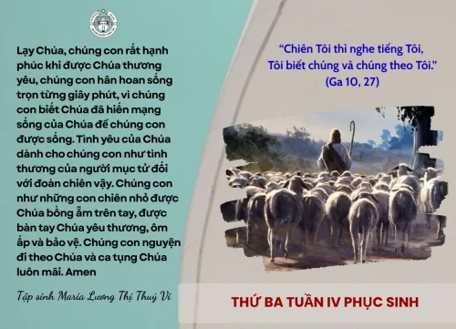 Thứ Ba tuần IV Phục Sinh