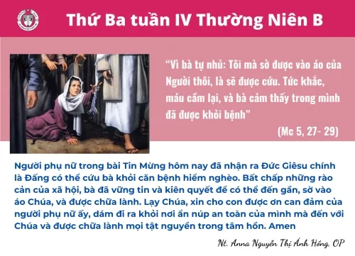 Thứ Ba tuần IV Thường niên B