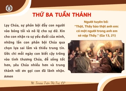Thứ Ba Tuần Thánh