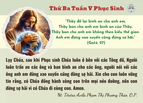 Thứ Ba tuần V Phục sinh