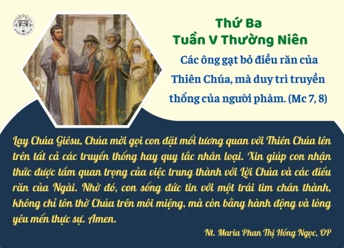 Thứ Ba tuần V Thường niên