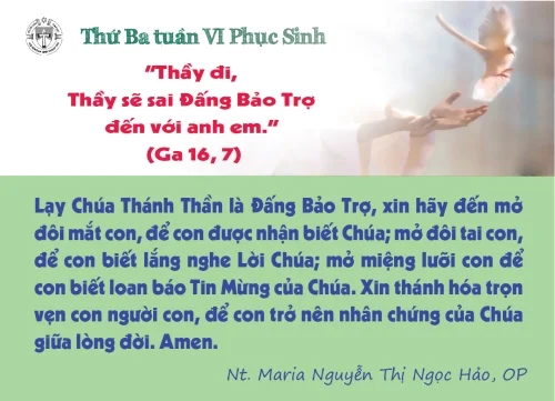 Thứ Ba tuần VI Phục Sinh