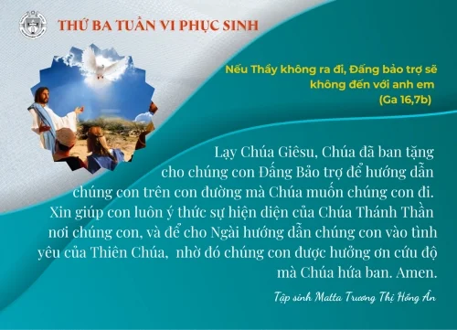 Thứ Ba tuần VI Phục Sinh