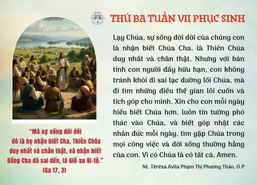 Thứ Ba tuần VII Phục sinh