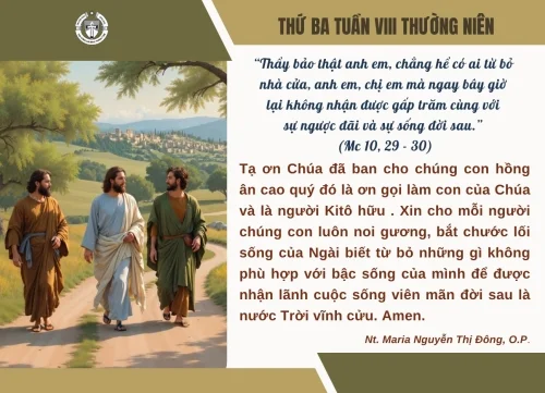 Thứ Ba tuần VIII Thường niên