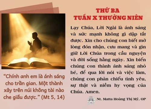 Thứ Ba tuần X Thường niên