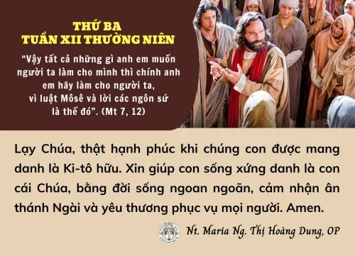 Thứ Ba tuần XII Thường niên