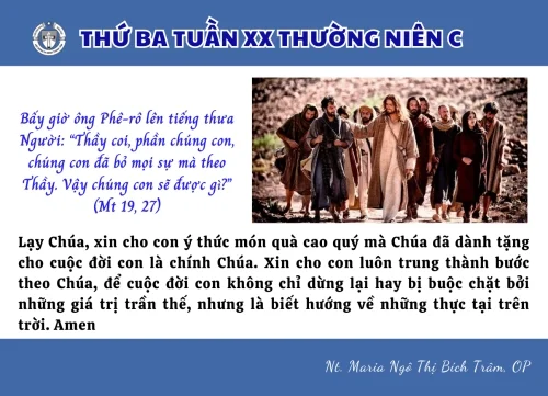 Thứ Ba tuần XX Thường niên