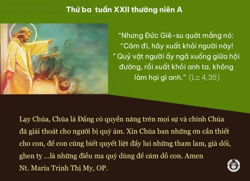 Thứ ba tuần XXII thường niên A