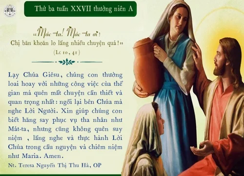 Thứ ba tuần XXVII thường niên A