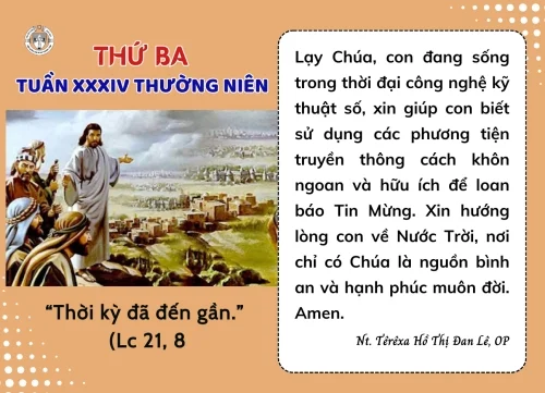 Thứ Ba tuần XXXIV thường niên