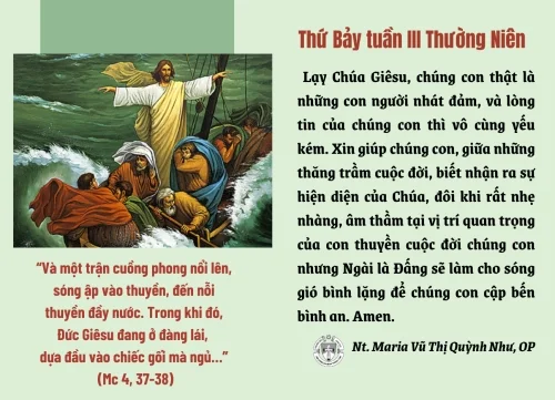 Thứ Bảy tuần III thường niên