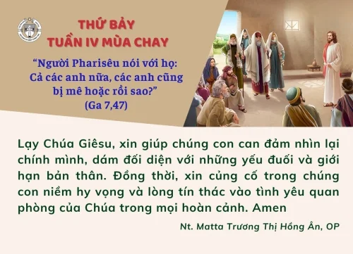 Thứ Bảy tuần IV Mùa Chay