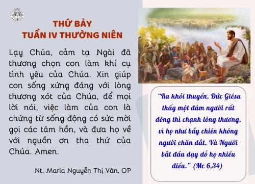 Thứ Bảy tuần IV Thường niên