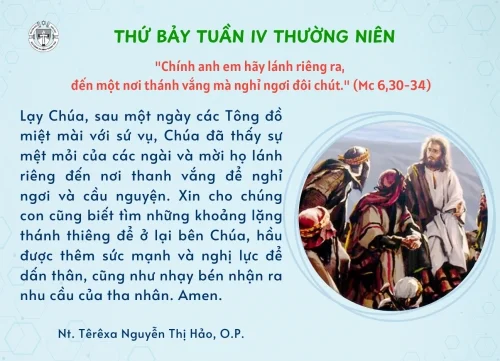 Thứ Bảy tuần IV thường niên