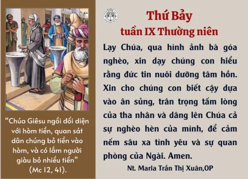 Thứ Bảy tuần IX Thường niên