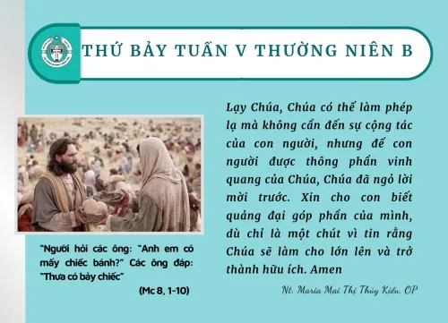 Thứ Bảy tuần V Thường niên B