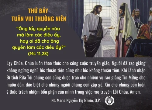 Thứ Bảy tuần VIII thường niên