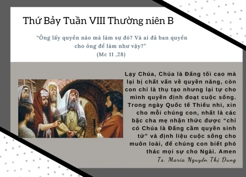 Thứ Bảy Tuần VIII Thường niên B