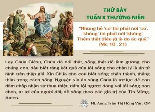 Thứ Bảy tuần X Thường niên