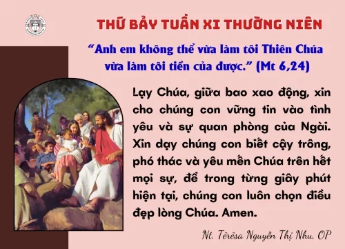 Thứ Bảy tuần XI Thường niên