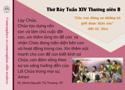 Thứ Bảy tuần XIV Thường niên B