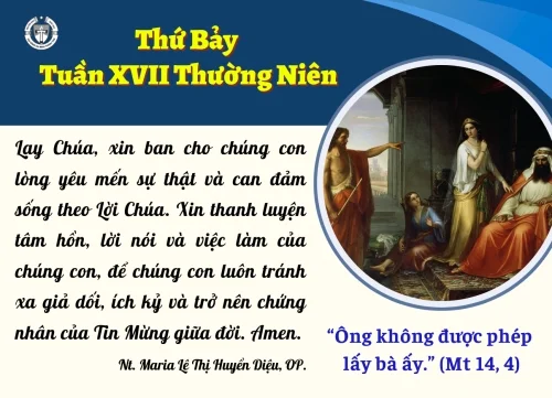 Thứ Bảy tuần XVII thường niên