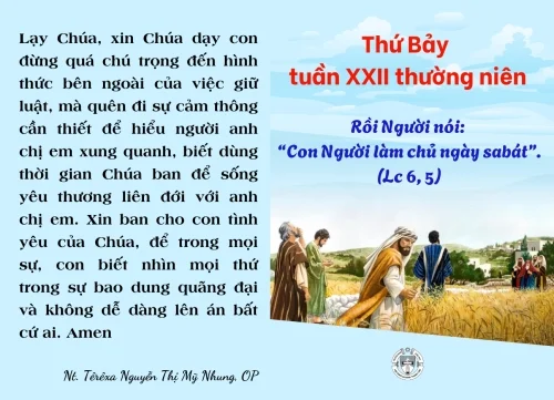 Thứ Bảy tuần XXII thường niên