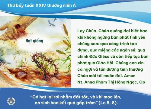 Thứ bảy tuần XXIV thường niên A