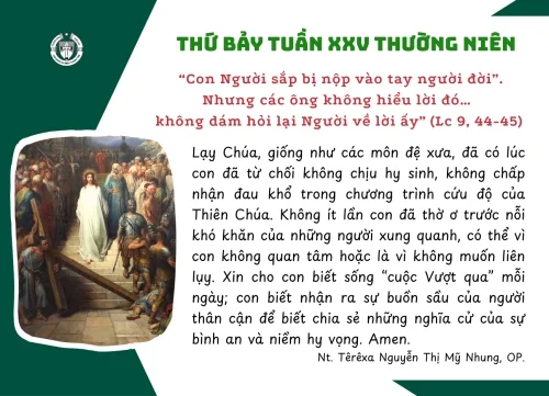 Thứ Bảy tuần XXV thường niên
