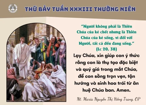 Thứ Bảy tuần XXXIII thường niên